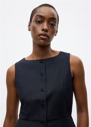 Enfresno vest 7269 Dark Navy Pinstripe Envii
